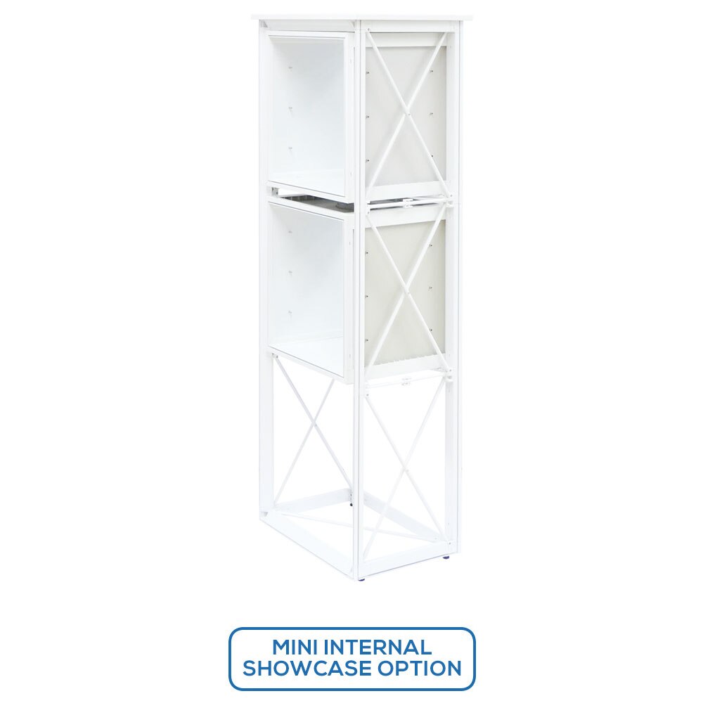 1x3 Lumiere Light Wall Showcase — Hardware Only with Mini Showcase